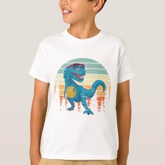 T-shirt Drôle Disque Golf Cadeau Dinosaur Disque Golf Lect