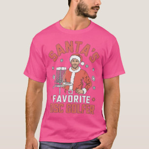 T-shirt Drôle Disque Golf Noël Hommes Noël Disque de Noël