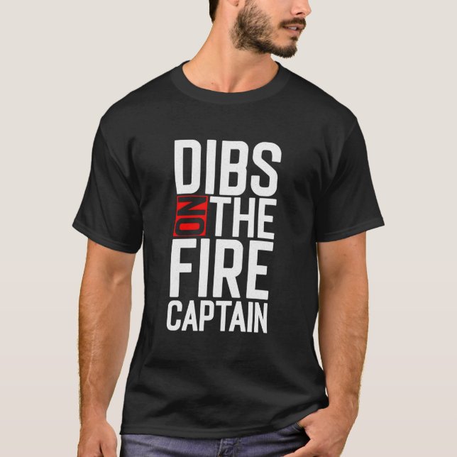 T-shirt Drôle Dit Le Pompier Pompier Capitaine Chefs W (Devant)