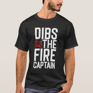 T-shirt Drôle Dit Le Pompier Pompier Capitaine Chefs W