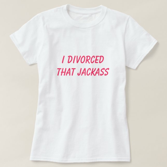T-shirt Drôle Divorce Son Côté De L'Histoire Humour Plaisa (Design devant)