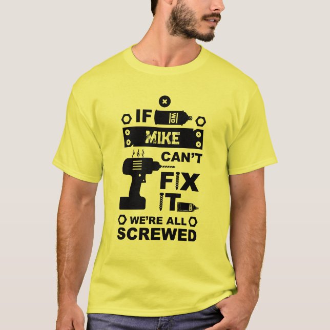 T-shirt Drôle do-it-yourself réparer la réparation (Devant)