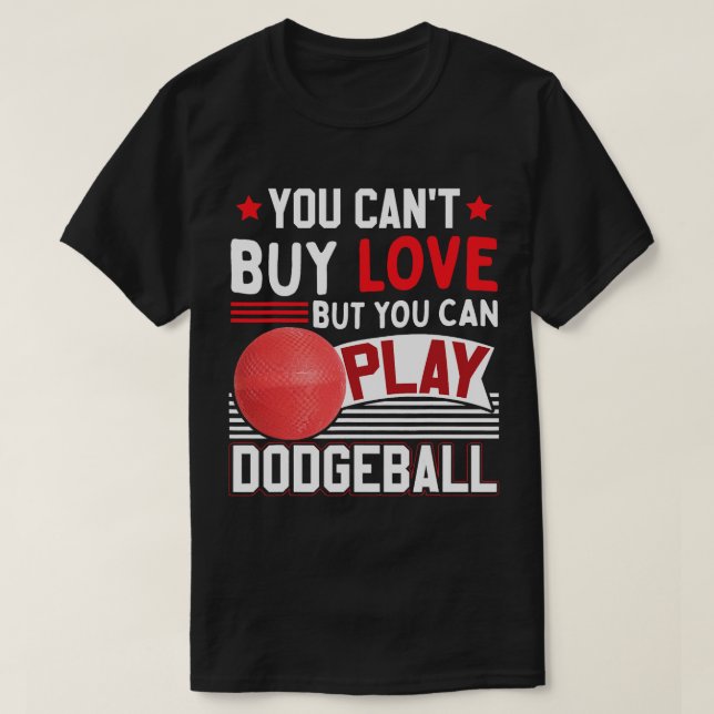 T-shirt Drôle Dodgeball Player 1 (Design devant)