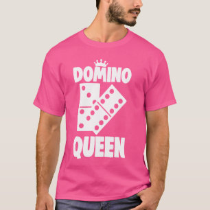 T-shirt Drôle Domino Queen Tee - shirts femmes Dominos amo