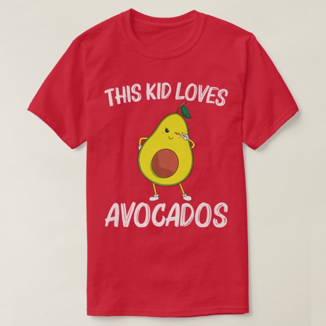 T-shirt Drôle Don Avocado Pour Enfants Garçons Filles Sain (Design devant)