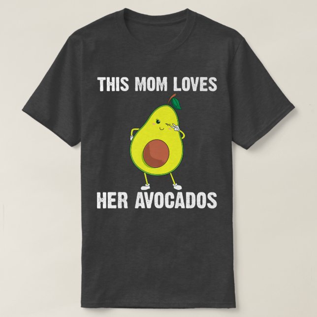 T-shirt Drôle Don Avocado Pour Maman Mère Saine Dessert (Design devant)