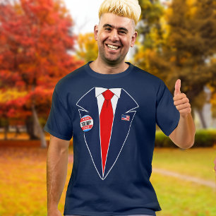 T-shirt Drôle Donald Trump 2024 Tuxedo Halloween Costume