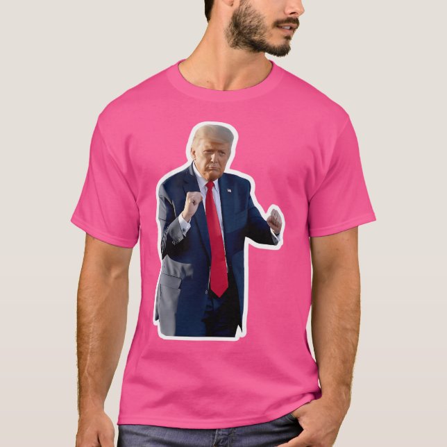 T-shirt Drôle Donald Trump Danse Politique - Humoristique  (Devant)