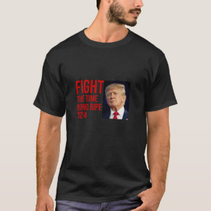 T-shirt drôle donald trump il n'arrêtera jamais de se batt