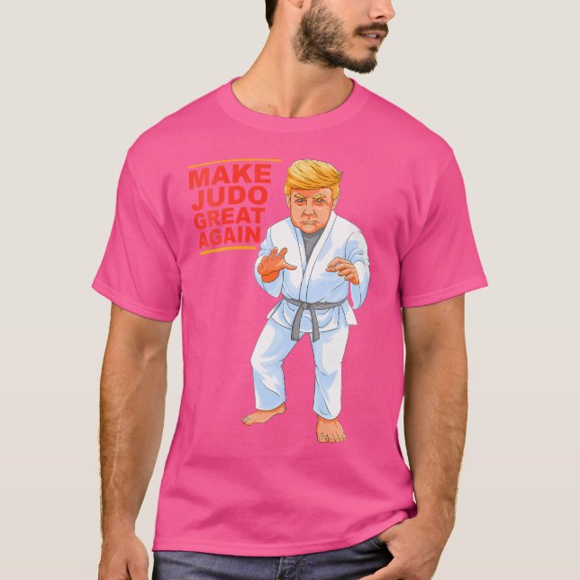 T-shirt Drôle Donald Trump Judo (Devant)