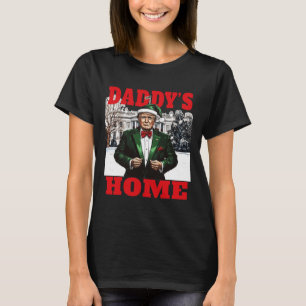T-shirt Drôle Donald Trump Maison de papa Maison Blanche C