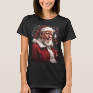 T-shirt Drôle Donald Trump Père Noël Père Noël