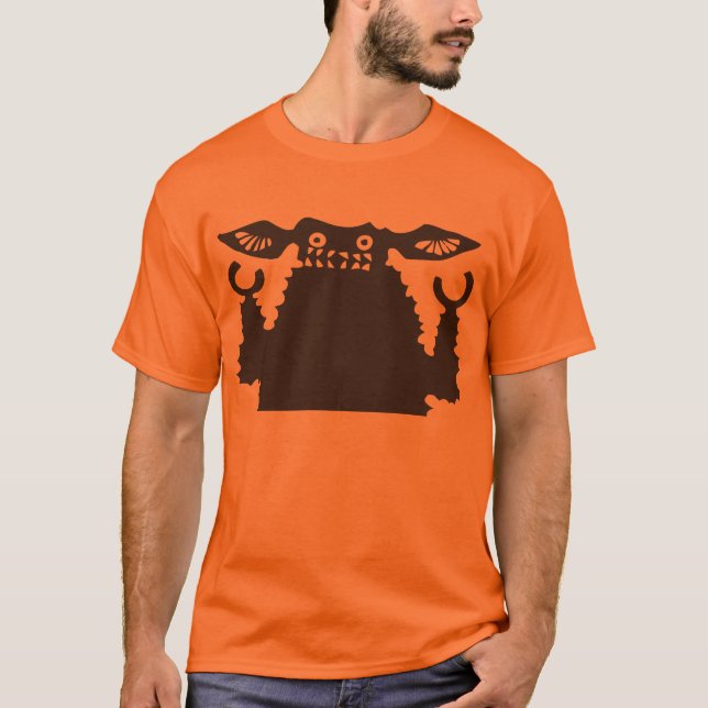 T-shirt drôle d'oreilles de monstre de Kaiju (Devant)
