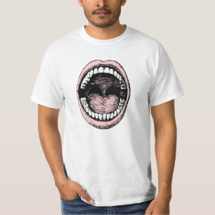 T-shirt drôle d'orthodontiste de grande bouche