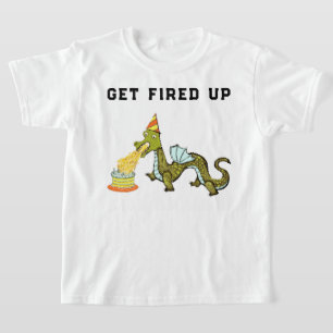 T-shirt Drôle Dragon d'anniversaire