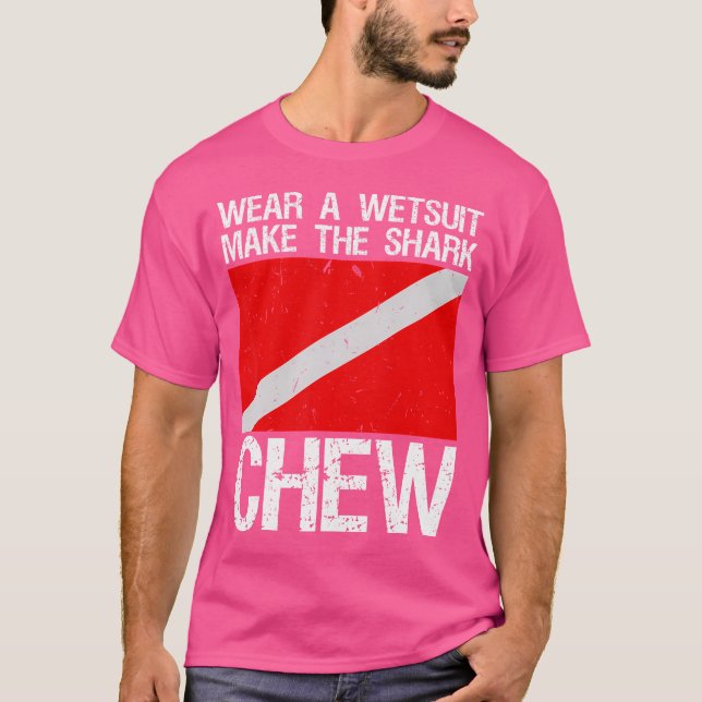 T-shirt Drôle Drapeau Plongée Plongée Plongée Plongée Plan (Devant)