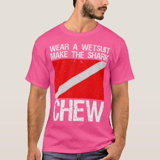 T-shirt Drôle Drapeau Plongée Plongée Plongée Plongée Plan