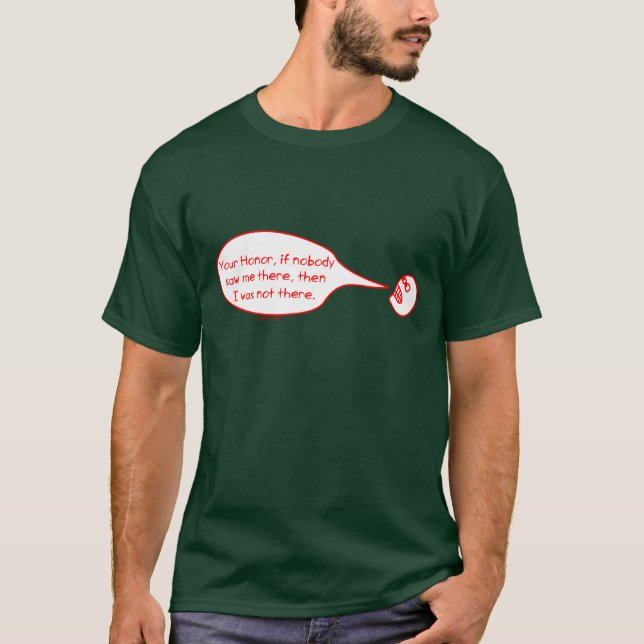 T-shirt Drôle Droit Comic Défendeur Juridique Votre Honneu (Devant)