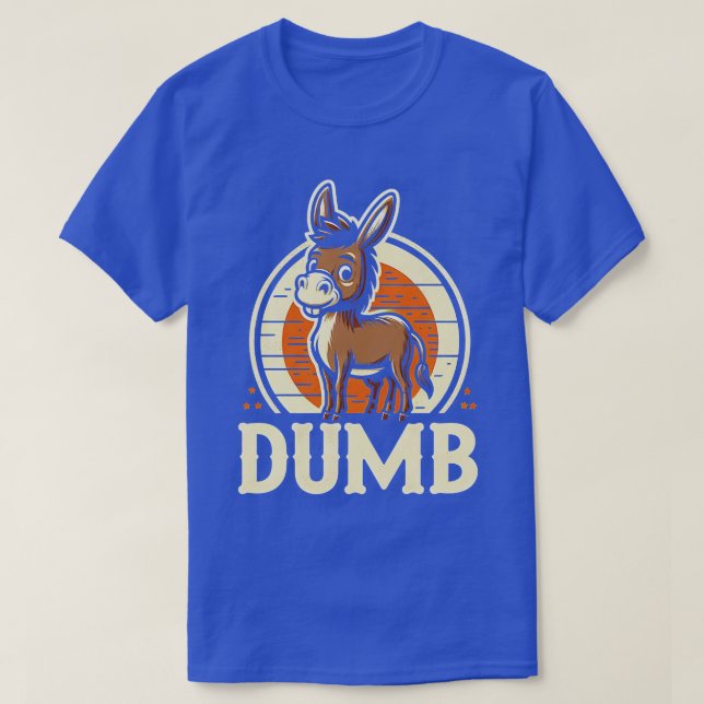 T-shirt Drôle drôle de blague âne Conception pour famille  (Design devant)