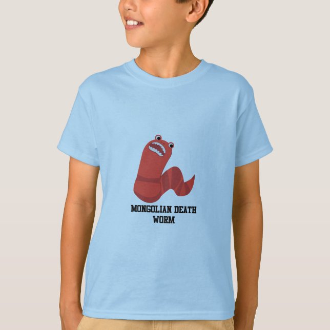 T-shirt Drôle Drôle Dessin Mort Mongole Wprm (Devant)