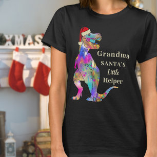 T-shirt Drôle Drôle Dinosaur Grandma Citation