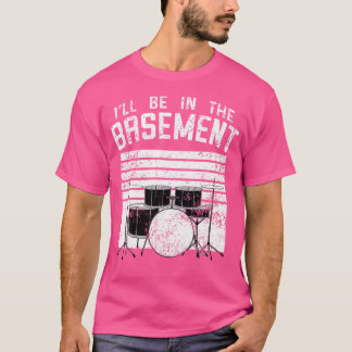 T-shirt Drôle Drummer Art Pour Homme Drum Set Cool Drummin