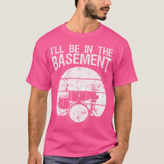 T-shirt Drôle Drummer Art Pour Hommes Femmes Drum Set Drum