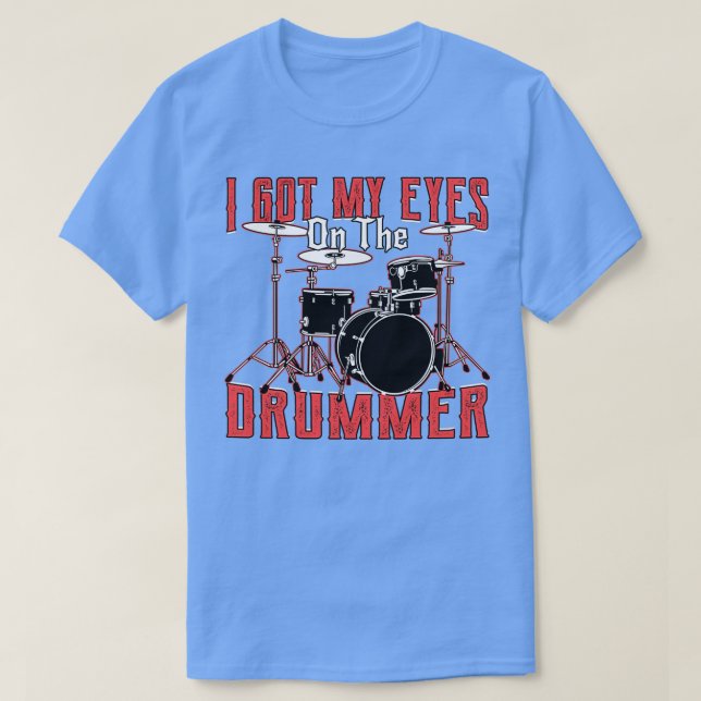 T-shirt Drôle Drummer Musicien Et Drum Lover Idée Cadeau 1 (Design devant)