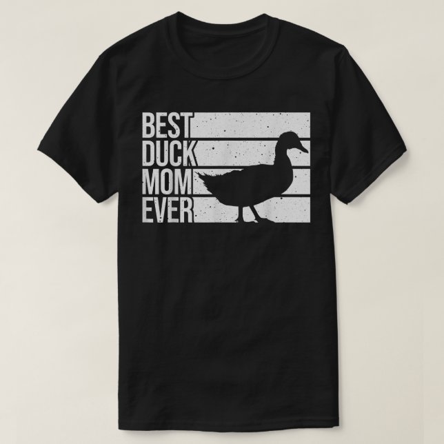 T-shirt Drôle Duck Maman Art Pour Femmes Filles Fête des M (Design devant)