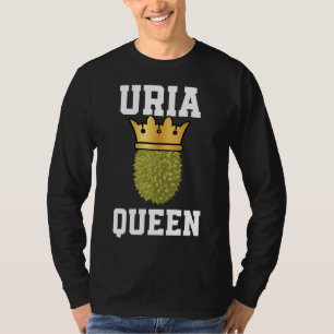 T-shirt Drôle Durian Queen Amoureux Des Fruits Pour Femmes