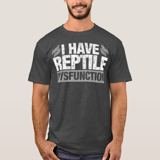 T-shirt Drôle dysfonction de reptile Lizard Snake Cadeau (Devant)