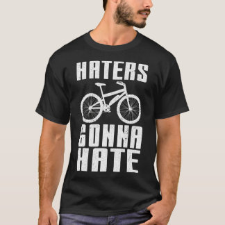 T-shirt Drôle Ebike Design Haters va haïr Electric