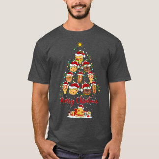 T-shirt Drôle Éclairage de Noël Correspondance Père Noël R