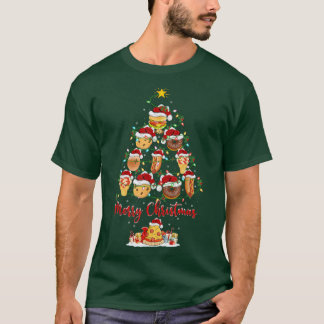 T-shirt Drôle Éclairage de Noël Correspondance Père Noël R