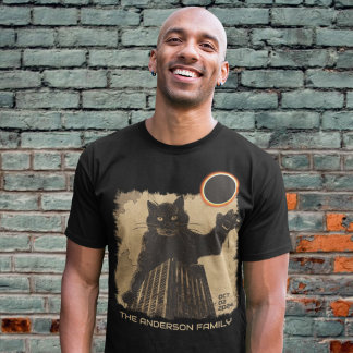 T-shirt Drôle Éclipse Solaire Annulaire Chat 2 octobre 202