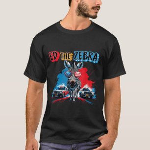 T-shirt Drôle Ed Le Zèbre 2025 Capturé Rétro Vintage 4ème