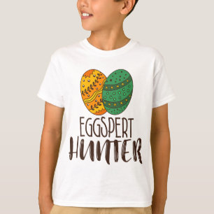 T-shirt Drôle Eggspert Hunter Pun de Pâques Citation Humor