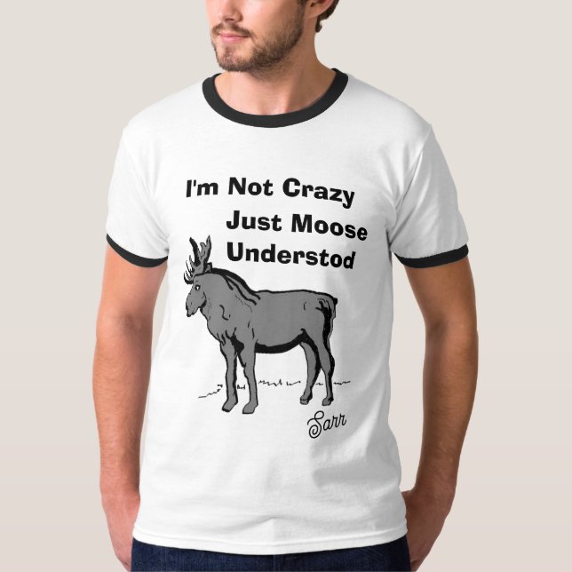 T-shirt drôle : Élan Compris (Devant)