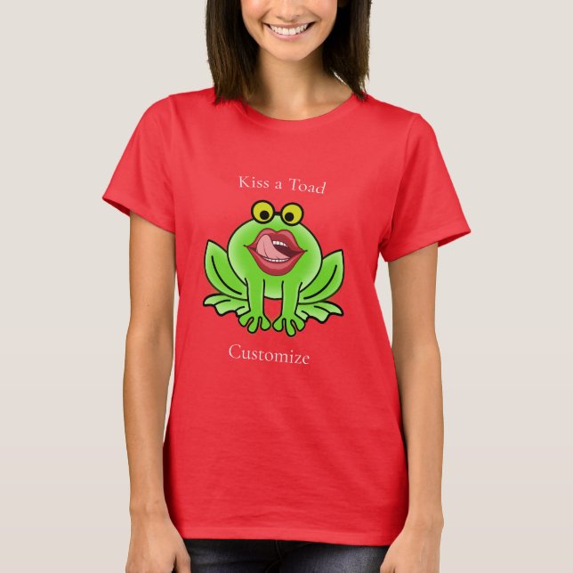 T-shirt Drôle Embrasse Un Toad Thunder_Cove (Devant)