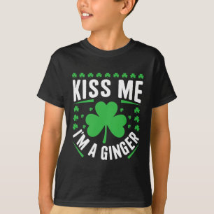 T-shirt Drôle Embrassez-Moi Je Suis Une Famille Irlandaise