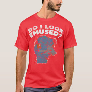 T-shirt Drôle Emu Bird Cadfts Funny Emo Music Citation