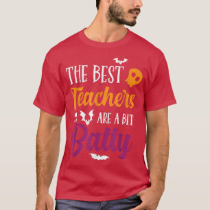 T-shirt Drôle Enseignants Halloween Les Meilleurs Enseigna