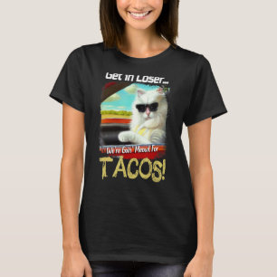 T-shirt Drôle Entre toi Perdant Nous Allons Meowt Fur Taco