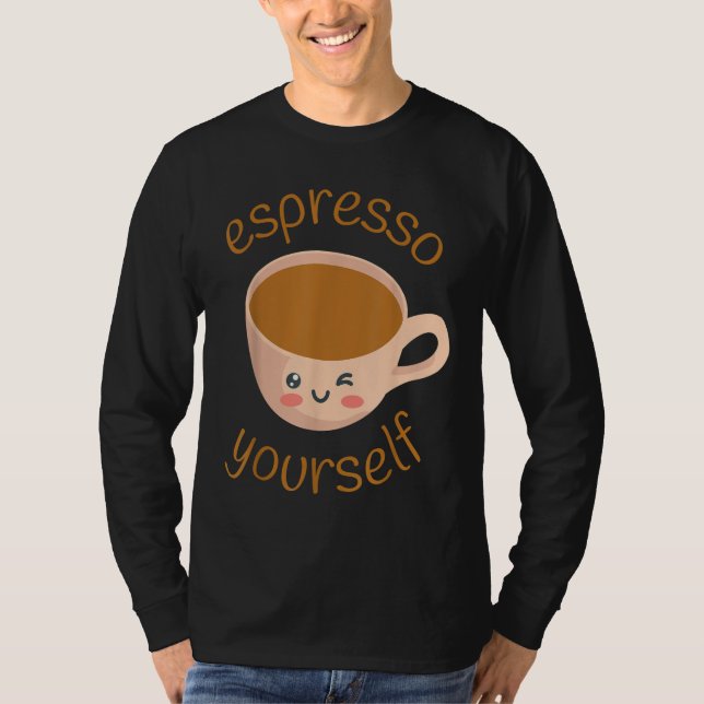 T-shirt Drôle Espresso Vous Café (Devant)