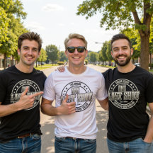 T-shirt drôle et cool avec typographie vintage pou