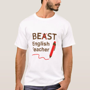 T-shirt Drôle et Dingo, Meilleur ou Pire Prof d'Anglais