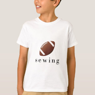 T-Shirt drôle et hilarant de football de couture