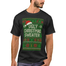 T-shirt drôle et laid de Noël | Chapeau de Père No