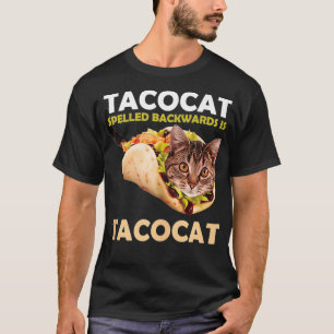 T-shirt Drôle et mignon de Tacocat Taco Cat épelé Backwar