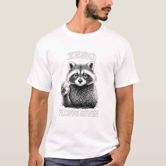 T-shirt drôle et sarcastique – Zéro peluches donné (Devant)